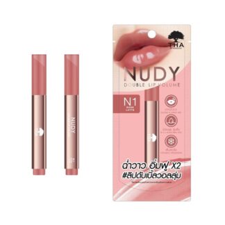 Блеск для губ Tha by Nongchat Nudy Double Lip тон N1, 2 г (Tha by Nongchat Nudy Double Lip N1 2 g)