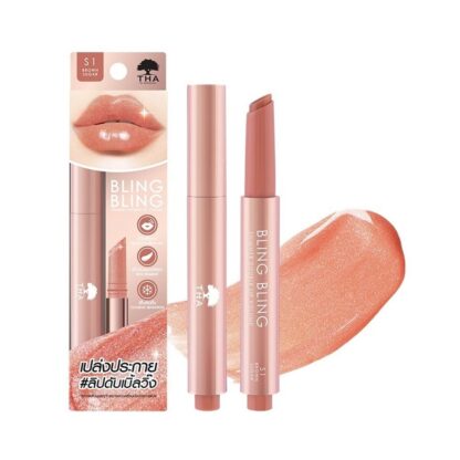 Бальзам для губ и щёк Tha by Nongchat Bling Bling Lip S1, 2 г (Tha by Nongchat Bling Bling Lip S1 2 g)
