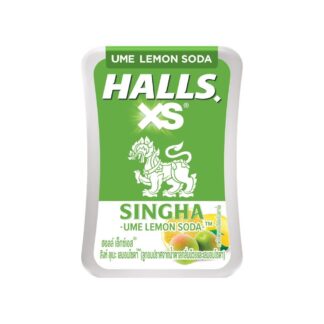 Леденцы Halls XS Singha «Умэ и лимонная содовая» без сахара, 12 г