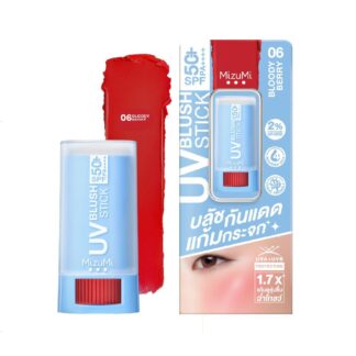 Румяна-стик с SPF Mizumi UV Blush Stick SPF50+ PA++++, тон 06 Bloody Berry, 4 г