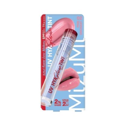 Тинт для губ Mizumi UV Hya Glow Tint SPF50+ PA++++ 02, 2,5 мл (Mizumi UV Hya Glow Tint SPF50+ 02 2.5 ml)