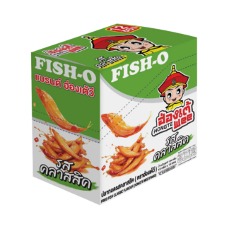 Рыбный снек Hongtewee жареная рыбка классический вкус, 12 г, набор 12 шт.