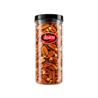 Пекан жареный Romwong, натуральный, в банке, 300 г (ROMWONG Roasted Pecans Natural Jar 300g)