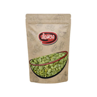 Очищенные жареные тыквенные семечки Romwong, натуральные, 500 г (ROMWONG Roasted Shelled Pumpkin Seeds Natural 500g)