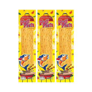 Рыбная соломка Fullfish со вкусом барбекю, 155 г, набор 3 шт. (FULLFISH Fish Strips BBQ 155g x3)