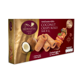 Кокосовые рулетики Sriwanna со вкусом барбекю, 80 г