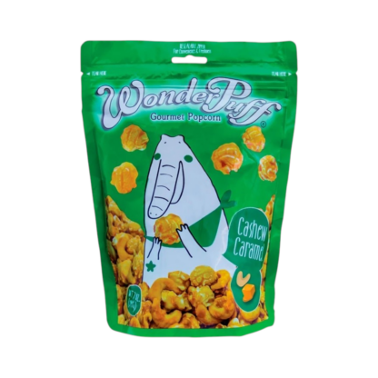 Попкорн Wonderpuff Gourmet в карамели с кешью, 198 г (WONDERPUFF Gourmet Popcorn Cashew Caramel 198g)