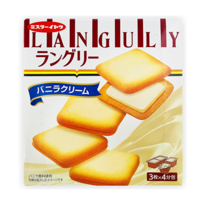 Печенье Mr. Ito Languly с ванильным кремом (MR. ITO Languly Vanilla Cream Cookie)