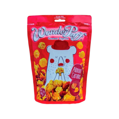 Попкорн Wonderpuff Gourmet в карамели с миндалём, 198 г (WONDERPUFF Gourmet Popcorn Almond Caramel 198g)