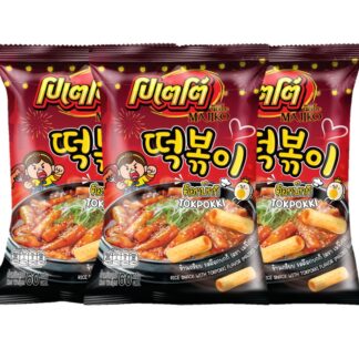 Картофельный снек Potato Majiko со вкусом токпокки, 60 г, набор 3 шт. (POTATO MAJIKO Potato Snack Tokpokki 60g x3)