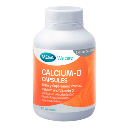Кальций с витамином D Mega We Care Calcium-D, 60 капсул (Mega We Care Calcium-D 60 capsules)