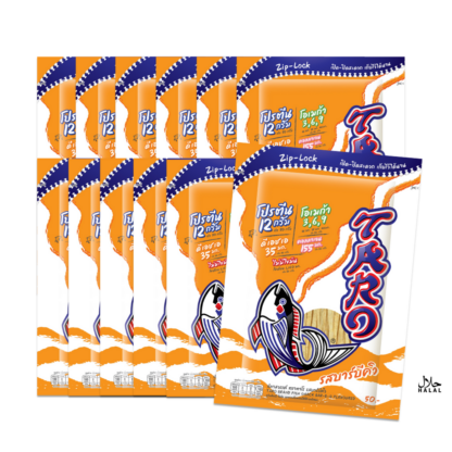 Рыбный снек Taro со вкусом барбекю, 50 г, набор 12 шт. (TARO Fish Snack Barbecue 50g x12)