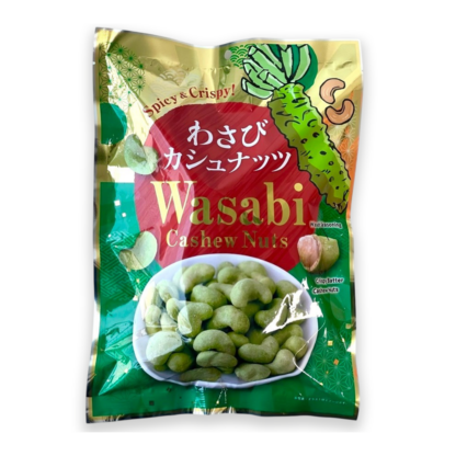 Кешью в хрустящей глазури Tokunaga Seika со вкусом васаби (TOKUNAGA SEIKA Coated Cashew Nuts Wasabi)