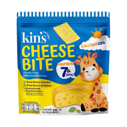 Сырные хрустящие кусочки Cheese Bite Kin's Nature, 25 г (KIN'S NATURE Cheese Bite 25g)