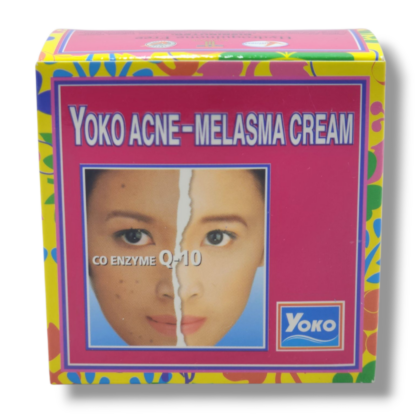 Отбеливающий крем с действием против прыщей и пигментации (Yoko Acne-Melasma Cream Co Enzyme Q-10)