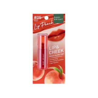 Тинт для губ и щёк Baby Bright Peach Glow оттенок 05, 2,4 г (Baby Bright Lip & Cheek Peach Glow Tint #05 2.4 g)