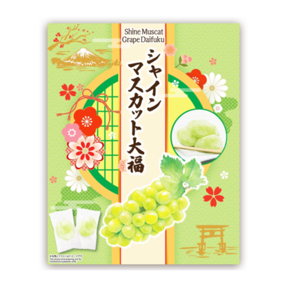 Моти дайфуку Kyoshin с виноградом шайн мускат (KYOSHIN Shine Muscat Daifuku Mochi)