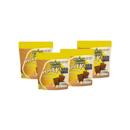 Хрустящие креп-трубочки Snaxfarm со вкусом банофи, 50 г (SNAXFARM Premium Crispy Crepe Banoffee 50g)