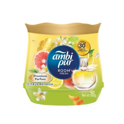 Гелевый ароматизатор Ambi Pur Room Fresh «Цитрусовая свежесть», 180 мл (AMBIPUR Room Fresh Gel Citrus Refresh 180ml)