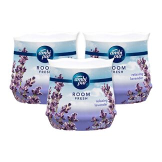 Гелевый ароматизатор Ambi Pur Room Fresh «Лаванда», 180 г, набор 3 шт. (AMBIPUR Room Fresh Gel Lavender 180g x3)