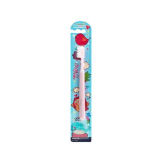 Детская зубная щётка Amnine Kids Soft для детей 6–12 лет, розовая (AMNINE Kids Soft Toothbrush 6-12 years Pink)