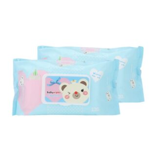 Детские влажные салфетки Ansont, 120 шт., набор 2 шт. (ANSONT Baby Wipes 120 sheets x2)