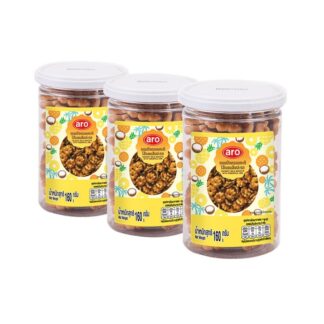 Печенье Aro с кокосом и ананасовым джемом, 160 г, набор 3 шт. (ARO Biscuit Coconut Pineapple Jam 160g x3)