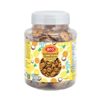 Печенье Aro на кокосовом молоке с ананасовым джемом, 540 г, набор 3 шт. (ARO Coconut Milk Biscuit With Pineapple Jam 540g x3)