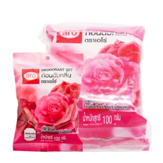 Дезодорирующие шарики ARO «Роза», 100 г, набор 3 шт. (ARO Deodorant Ball Rose Scent 100g x3)