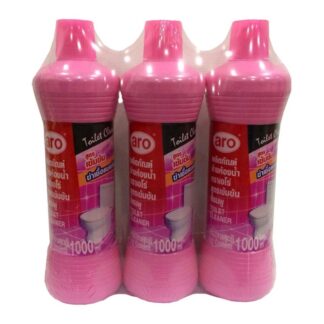 Чистящее средство для унитаза Aro «Розовое», 1 л, набор 3 шт. (ARO Toilet Cleaner Pink 1000ml x3)