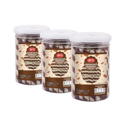 Вафельные палочки ARO с шоколадным кремом, 180 г, набор 3 шт. (ARO Wafer Stick Chocolate Cream 180g x3)