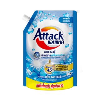 Концентрированное жидкое средство для стирки Attack Clean Advance «Синий», 1,4 л (ATTACK Clean Advance Concentrated Liquid Blue 1.4l)