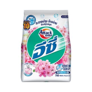 Стиральный порошок Attack Easy Regular «Сладкая сакура» белый, 700 г (ATTACK Easy Regular Detergent Sakura Sweet White 700g)