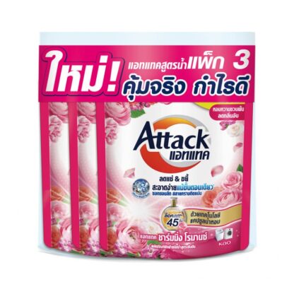 Жидкое средство для стирки Attack «Очаровательный романс», 140 мл (ATTACK Liquid Detergent Charming Romance 140ml)