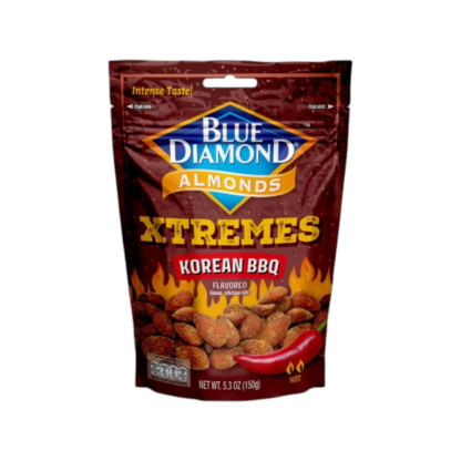 Миндаль Blue Diamond со вкусом корейского барбекю, 150 г (BLUE DIAMOND Almonds Korean BBQ 150g)