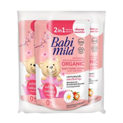Жидкое средство для стирки детского белья Babi Mild с кондиционером, 570 мл (BABI MILD Baby Fabric Wash with Softener 570ml)