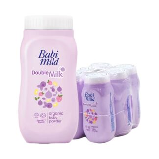 Детская тальк-присыпка Babi Mild Double Milk, 45 г (BABI MILD Talcum Double Milk 45g)