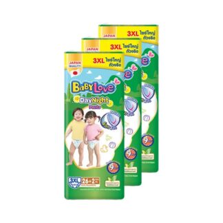 Подгузники-трусики Babylove Day & Night, размер XXXL, 26+2 шт. (BABYLOVE Day Night Pants XXXL 26+2pcs)