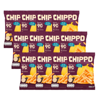 Запечённые чипсы Chippo от De La Lita со вкусом трюфеля и сыра, 20 г, набор 12 шт.