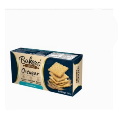 Крекеры без сахара Bakers' Choice оригинальные, 130 г (Bakers' Choice 0% Sugar Crackers Original 130 g)