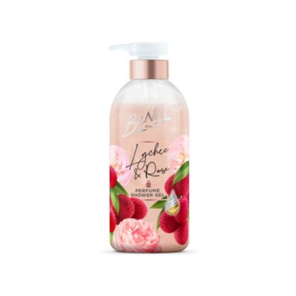 Парфюмированный гель для душа BeNice, личи и роза, розовый, 450 мл (BeNice Perfume Shower Gel Lychee & Rose 450 ml)