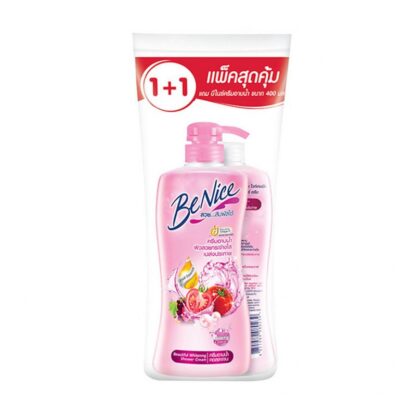 Крем для душа Benice Beautiful Whitening, 400 мл, набор 2 шт. (Benice Shower Cream Beautiful Whitening 400 ml x2)