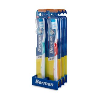 Зубная щётка Berman Active средней жёсткости, набор 6 шт. (Berman Active Medium Toothbrush, 1 pc x6)