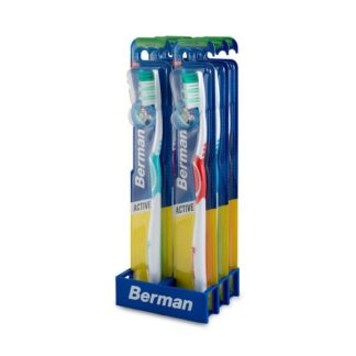 Зубная щётка Berman Active мягкая, набор 6 шт. (Berman Active Soft Toothbrush, 1 pc x6)