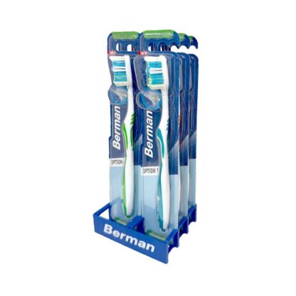 Зубная щётка Berman N-Round, набор 6 шт. (Berman Toothbrush N-Round x6)