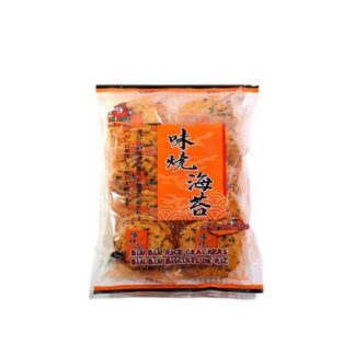 Рисовые крекеры Bin Bin с острыми водорослями, 135 г (Bin Bin Rice Cracker Spicy Seaweed 135g)