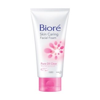 Пенка для умывания Biore Pure Oil Clear, 100 г (Biore Skin Caring Facial Foam Pure Oil Clear 100 g)