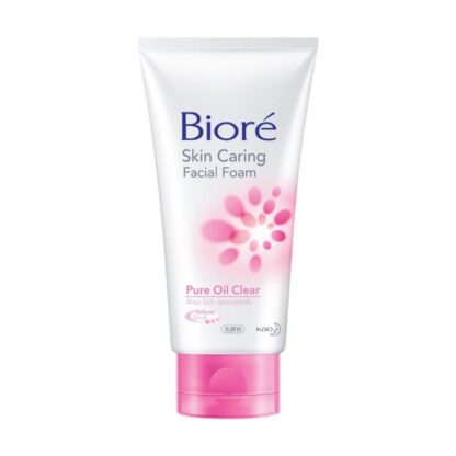 Пенка для умывания Biore Pure Oil Clear, 100 г (Biore Skin Caring Facial Foam Pure Oil Clear 100 g)
