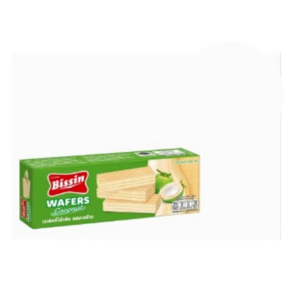 Вафли Bissin со вкусом кокоса, 100 г (BISSIN Wafers Coconut 100 g)