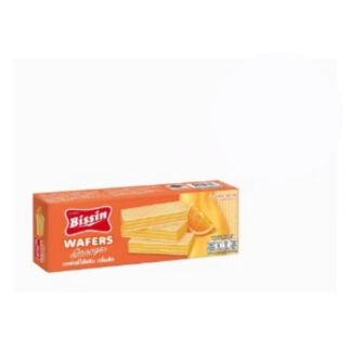 Вафли Bissin со вкусом апельсина, 100 г (BISSIN Wafers Orange 100 g)